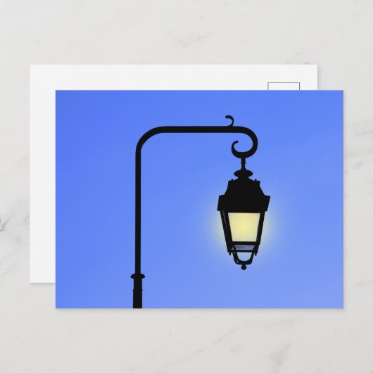 アンティーク通り灯 ポストカード (正面/裏面)