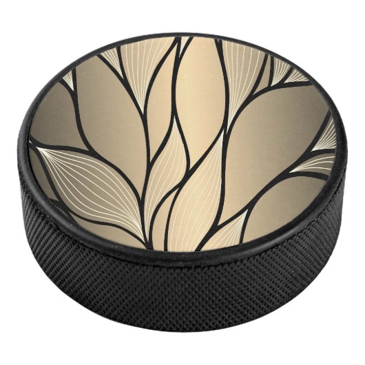 アンティーク金ゴールドクリエイティブ離れパターン アイスホッケーパック (3/4)