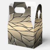 アンティーク金ゴールドクリエイティブ離れパターン フェイバーボックス (オープン)