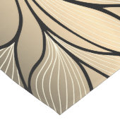 アンティーク金ゴールドクリエイティブ離れパターン ロングテーブルランナー (コーナー)