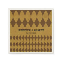 アンティーク金ゴールドダイヤモンドハ結婚レクインズナプキン