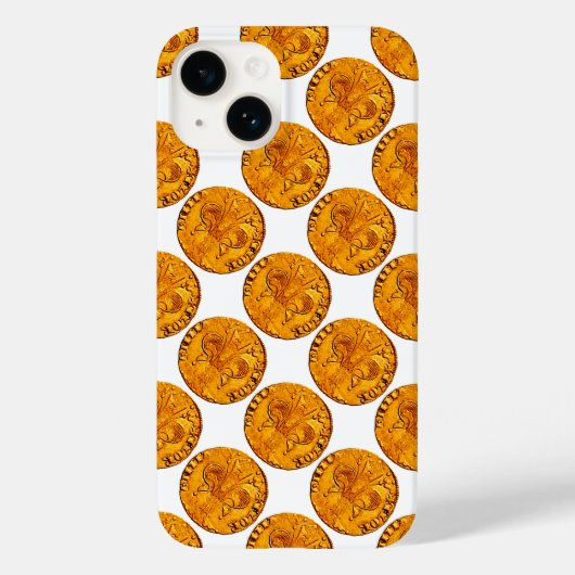 アンティーク金ゴールドフィレンツェ砦 Case-Mate iPhoneケース (裏面)