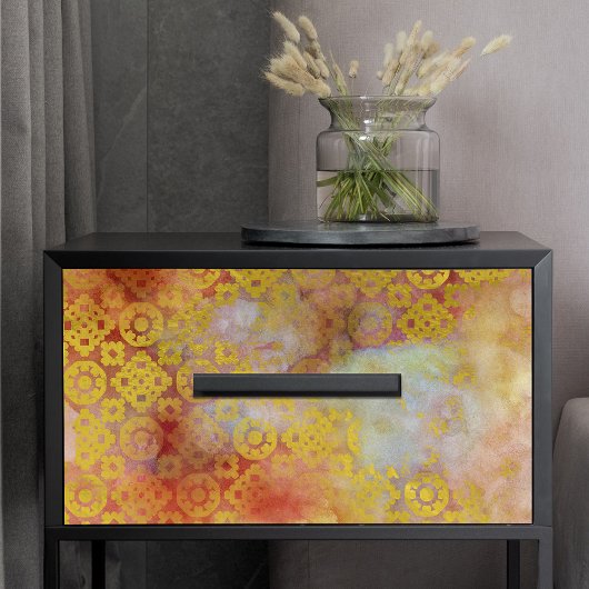 アンティーク金ゴールドモ動揺してロッコパターンの切り離し 薄葉紙