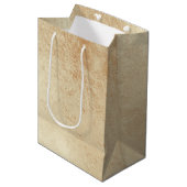 アンティーク金ゴールド媒体抱き枕 ミディアムペーパーバッグ (正面アングル)