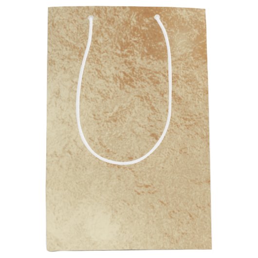 アンティーク金ゴールド媒体抱き枕 ミディアムペーパーバッグ (正面)