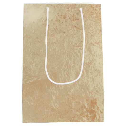 アンティーク金ゴールド媒体抱き枕 ミディアムペーパーバッグ (裏面)