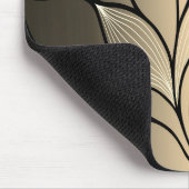 アンティーク金ゴールド離れパターン マウスパッド (コーナー)