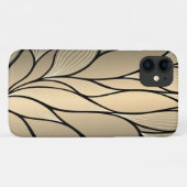 アンティーク金ゴールド離れパターン Case-Mate iPhoneケース (裏面(横))