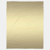 アンティーク金ゴールド フリースブランケット (正面)