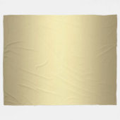 アンティーク金ゴールド フリースブランケット (正面(横))