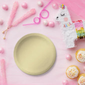 アンティーク金ゴールド ペーパープレート (パーティー)