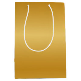 アンティーク金属金ゴールド ミディアムペーパーバッグ