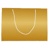 アンティーク金属金ゴールド ラージペーパーバッグ (裏面)