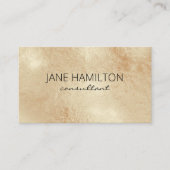 アンティーク金箔名刺 名刺 (正面)