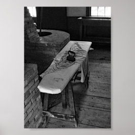 アンティーク鉄板黒白 ポスター