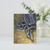 アンティーク鉄道ロック&チェーン ポストカード (スタンド正面)