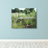 アンティーク鉄道車両 キャンバスプリント (インサイチュ (ウッドフロア))