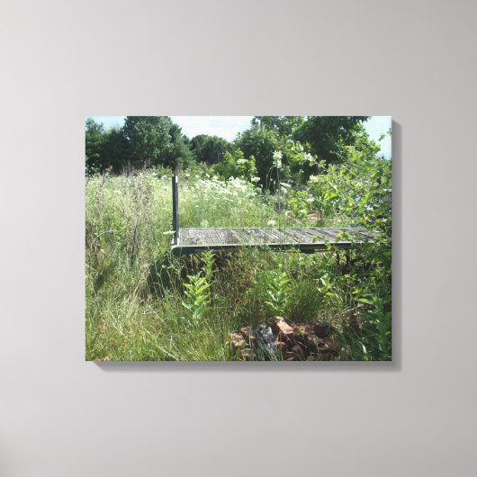 アンティーク鉄道車両 キャンバスプリント (正面)