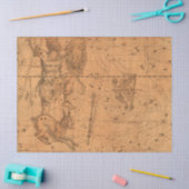 アンティーク銀河系マップシリーズデザイン10 薄葉紙 (クラフト)