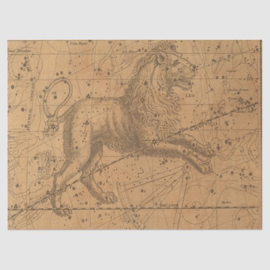 アンティーク銀河系マップシリーズデザイン11 薄葉紙 (正面)