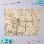 アンティーク銀河系マップシリーズデザイン6 薄葉紙 (クラフト)