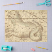 アンティーク銀河系マップシリーズデザイン8 薄葉紙 (クラフト)