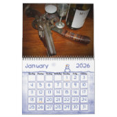 アンティーク銃のフォトカレンダー カレンダー (1月 2026)