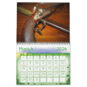アンティーク銃のフォトカレンダー カレンダー (3月 2026)