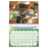 アンティーク銃カレンダー カレンダー (3月 2026)