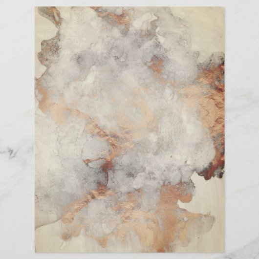 アンティーク銅花崗岩スクラップブック紙 (正面)