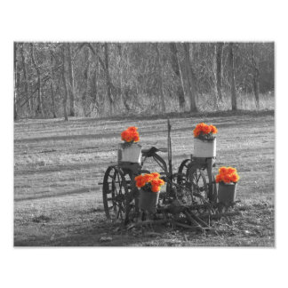 アンティーク鋤 フォトプリント           