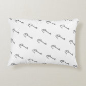 アンティーク鍵アート アクセントクッション (裏面)