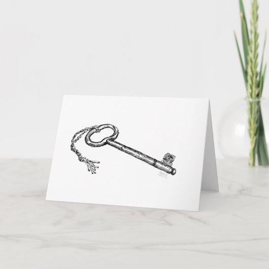 アンティーク鍵 カード (正面)