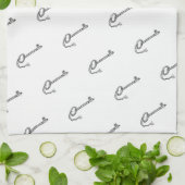 アンティーク鍵 キッチンタオル (折り畳み)