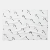 アンティーク鍵 キッチンタオル (横)