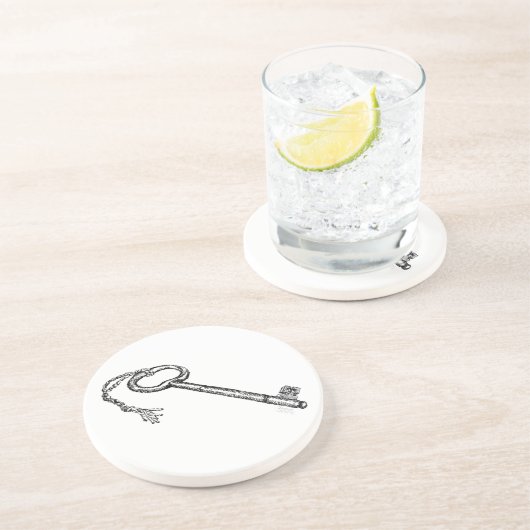 アンティーク鍵 コースター (側面)