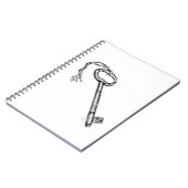 アンティーク鍵 ノートブック (左側)