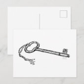 アンティーク鍵 ポストカード (正面/裏面)