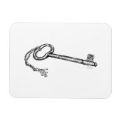 アンティーク鍵 マグネット (横)