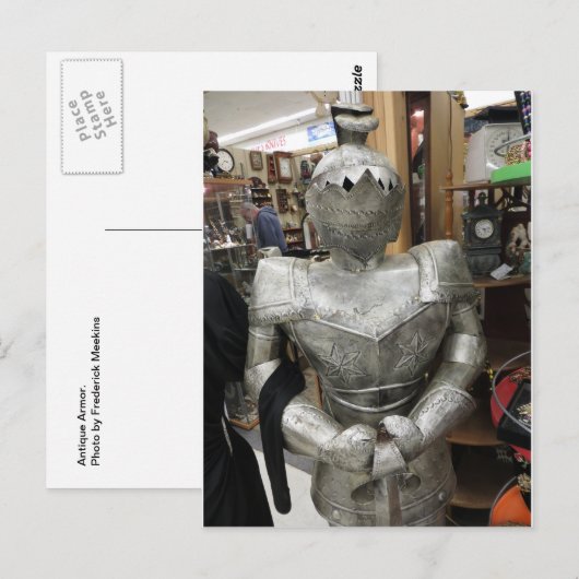 アンティーク鎧 ポストカード (正面/裏面)