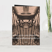 アンティーク階段抽象芸術カード カード (裏面)