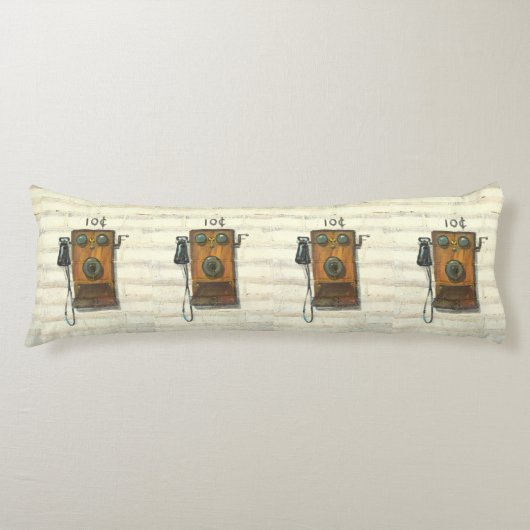 アンティーク電話体枕 ボディピロー (正面)