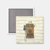 アンティーク電話磁石 マグネット (正面/裏面)