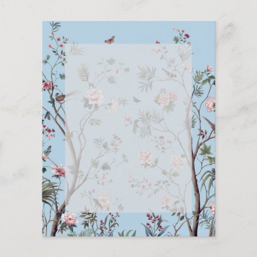 アンティーク青フローラ (正面)