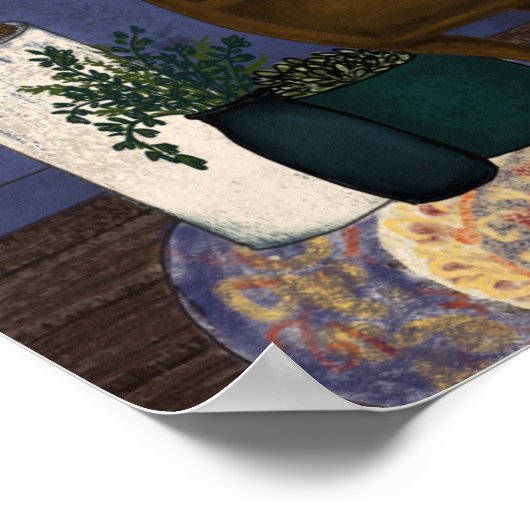 アンティーク静止期 ポスター (角)