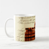 アンティーク革書籍 コーヒーマグカップ (左)