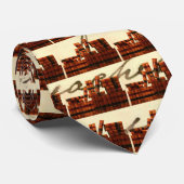 アンティーク革書籍 ネクタイ (ロール)