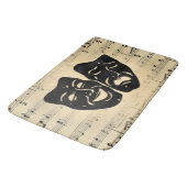 アンティーク音楽とシアターマスク バスマット (アングル)