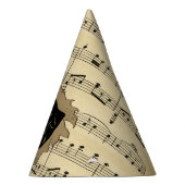 アンティーク音楽とシアターマスク パーティーハット (右)