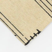 アンティーク音楽とシアターマスク フリースブランケット (角)